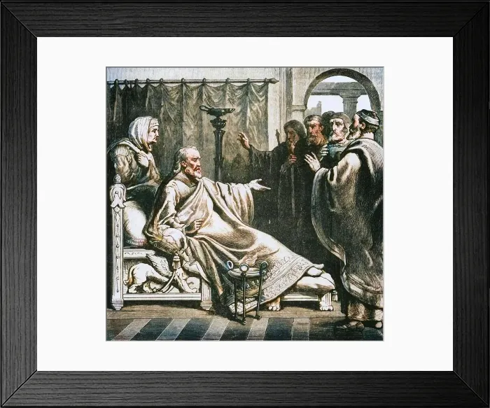 Framed Print : Death of Augustus, 1890. Creator: Unknown. Death of Augustus, 1890. Creator: Unknown Framed Print : Death of Augustus, 1890. Creator: Unknown. Death of Augustus, 1890. Creator: Unknown
