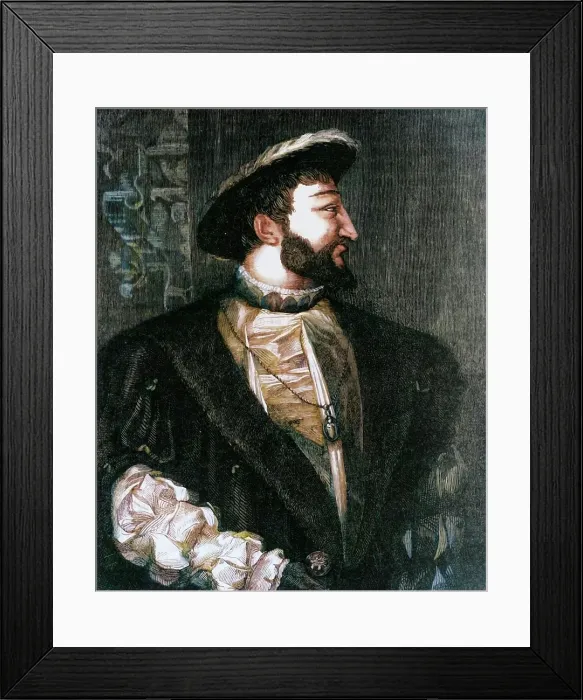 Framed Print : Francis I, c1520-1540, (1890). Creator: Unknown. Francis I, c1520-1540, (1890). Creator: Unknown Framed Print : Francis I, c1520-1540, (1890). Creator: Unknown. Francis I, c1520-1540, (1890). Creator: Unknown