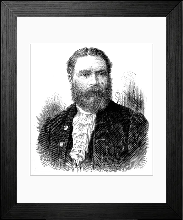 Framed Print : Mr. Sheriff Johnson, 1873. Creator: Unknown Framed Print : Mr. Sheriff Johnson, 1873. Creator: Unknown