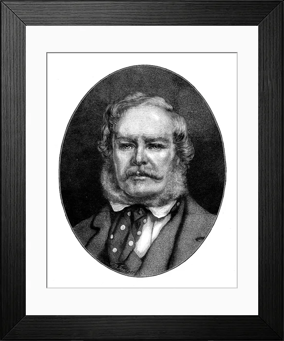 Framed Print : The late Sir Edwin Landseer, R.A. 1873. Creator: William Biscombe Gardner Framed Print : The late Sir Edwin Landseer, R.A. 1873. Creator: William Biscombe Gardner