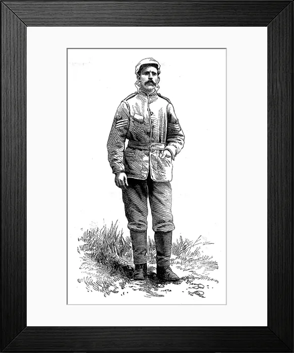 Framed Print : The Ashantee War: uniform for the soldiers of the expedition, 1873. Creator: Unknown Framed Print : The Ashantee War: uniform for the soldiers of the expedition, 1873. Creator: Unknown