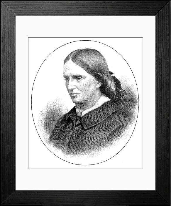 Framed Print : The late Mrs. Alfred Gatty, 1873. Creator: Unknown Framed Print : The late Mrs. Alfred Gatty, 1873. Creator: Unknown