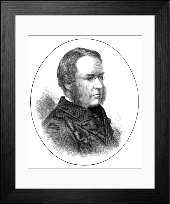 Framed Print : Dr. Lyon Playfair, M. P. the new Postmaster-General, 1873. Creator: Unknown Framed Print : Dr. Lyon Playfair, M. P. the new Postmaster-General, 1873. Creator: Unknown