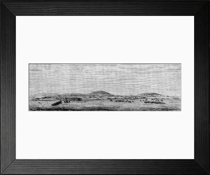 Framed Print : The site of Nineveh, from a sketch by Mr. George Smith, 1873. Creator: Unknown Framed Print : The site of Nineveh, from a sketch by Mr. George Smith, 1873. Creator: Unknown