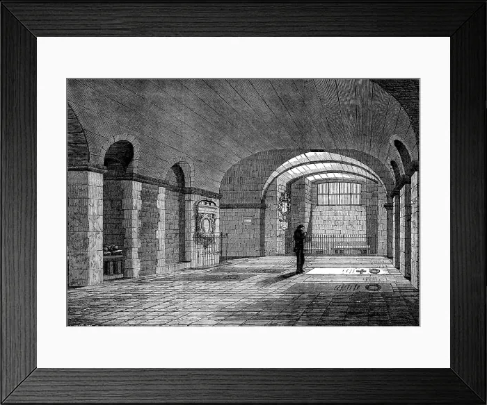 Framed Print : The Artists Corner in the Crypt of St. Paul's: the grave of Landseer, 1873. Creator: Unknown. The Artists Corner in the Crypt of St. Paul's: the grave of Landseer, 1873. Creator: Unknown Framed Print : The Artists Corner in the Crypt of St. Paul's: the grave of Landseer, 1873. Creator: Unknown. The Artists Corner in the Crypt of St. Paul's: the grave of Landseer, 1873. Creator: Unknown