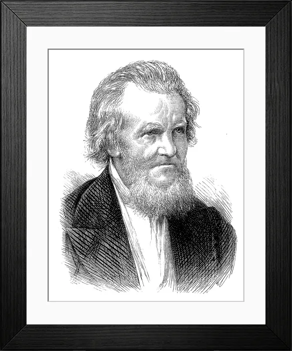 Framed Print : The late Mr. Cornelius Varley, 1873. Creator: Unknown Framed Print : The late Mr. Cornelius Varley, 1873. Creator: Unknown