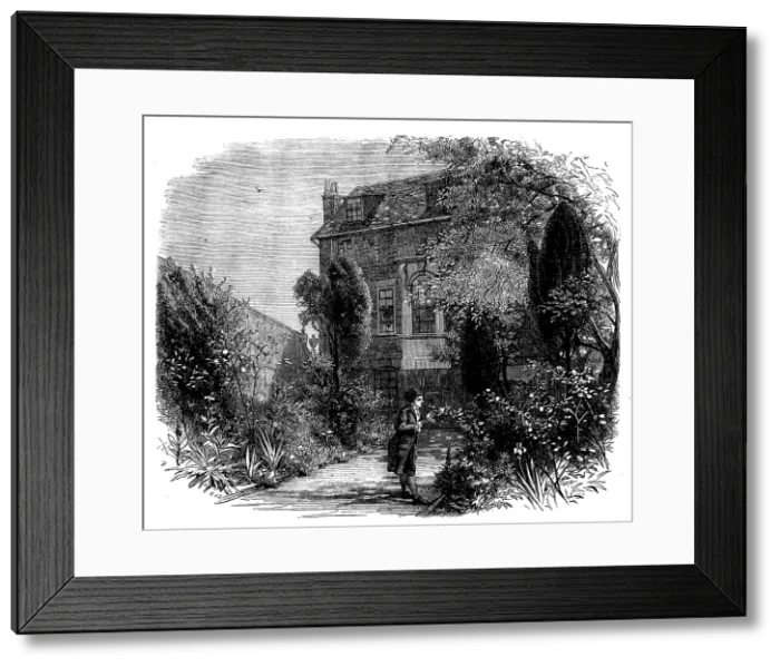 Framed Print : Hogarth's House at Chiswick, 1873. Creator: Unknown. Hogarth's House at Chiswick, 1873. Creator: Unknown Framed Print : Hogarth's House at Chiswick, 1873. Creator: Unknown. Hogarth's House at Chiswick, 1873. Creator: Unknown