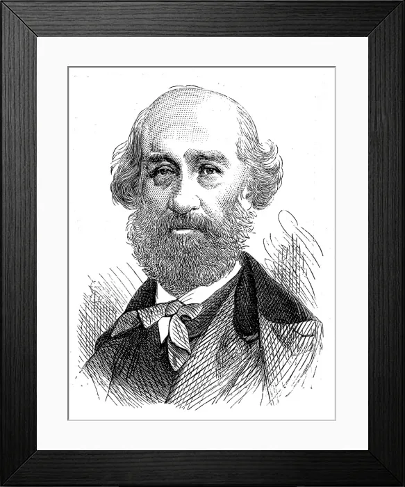 Framed Print : The late Mr. E. Fitzball, 1873. Creator: Unknown Framed Print : The late Mr. E. Fitzball, 1873. Creator: Unknown