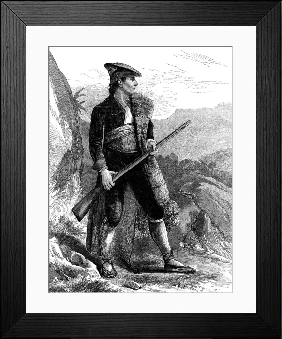 Framed Print : The Civil War in Spain: a Carlist Volunteer, from a drawing by B. Galofre, 1873. Creator: Unknown