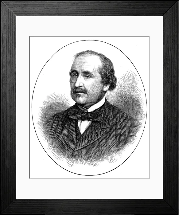 Framed Print : The Duc de Broglie, President of the Council of Ministers in France, 1873. Creator: Unknown Framed Print : The Duc de Broglie, President of the Council of Ministers in France, 1873. Creator: Unknown