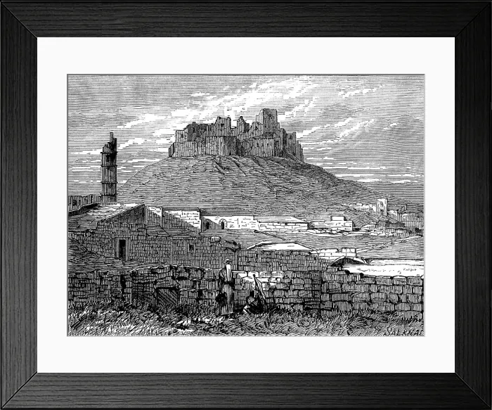 Framed Print : The Giant Cities of Bashan - Salkhad, 1873. Creator: Unknown Framed Print : The Giant Cities of Bashan - Salkhad, 1873. Creator: Unknown