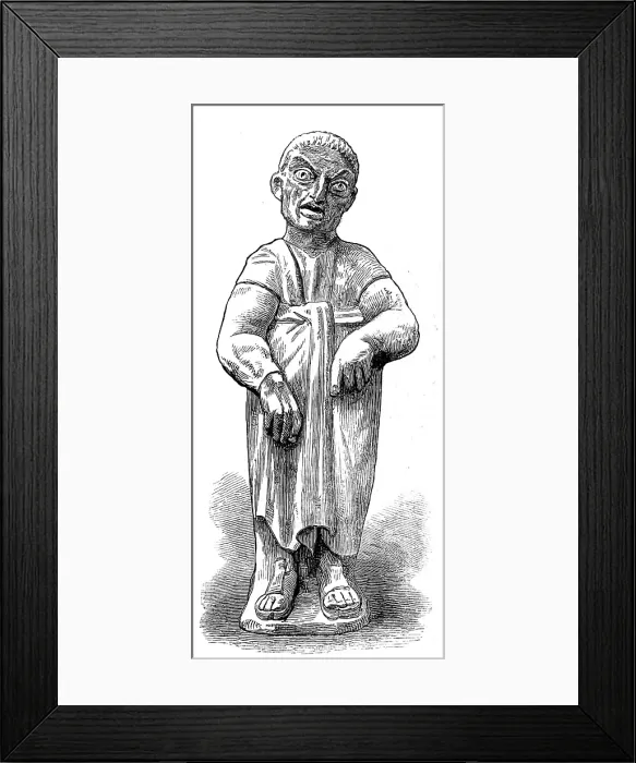 Framed Print : The Castellani Collection in the British Museum - the Miser, (Roman comedy), 1873. Creator: Unknown