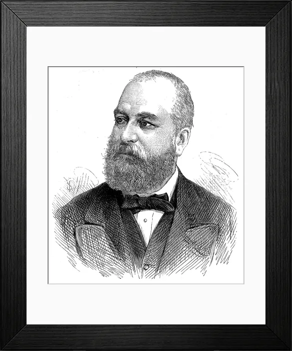 Framed Print : Mr. Owen, Secretary to the British Commission at the Vienna Exhibition, 1873. Creator: Unknown Framed Print : Mr. Owen, Secretary to the British Commission at the Vienna Exhibition, 1873. Creator: Unknown