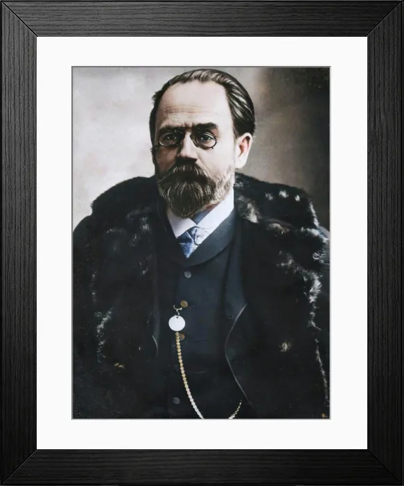 Framed Print : Emile Zola (1840-1902), French writer, 19th century. Creator: Unknown Framed Print : Emile Zola (1840-1902), French writer, 19th century. Creator: Unknown