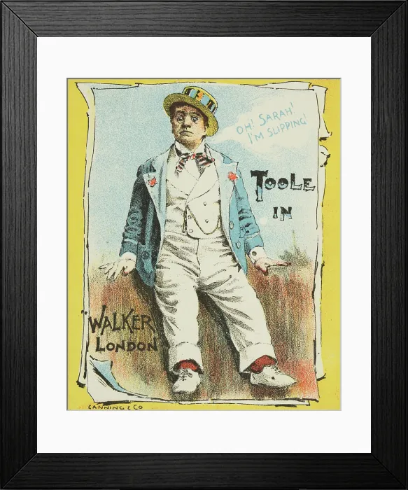 Framed Print : Toole in 'Walker London', late 19th century. Creator: Unknown Framed Print : Toole in 'Walker London', late 19th century. Creator: Unknown