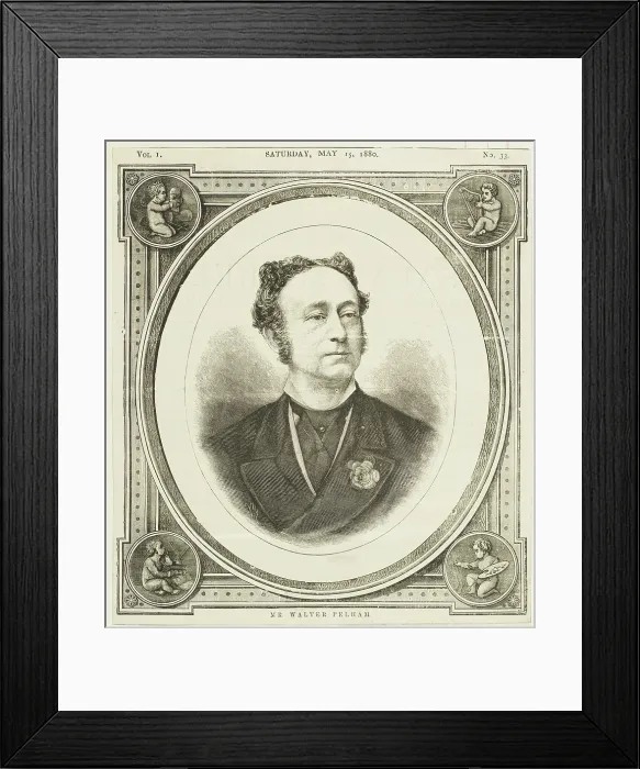 Framed Print : Mr. Walter Pelham, 1880. Creator: Unknown Framed Print : Mr. Walter Pelham, 1880. Creator: Unknown