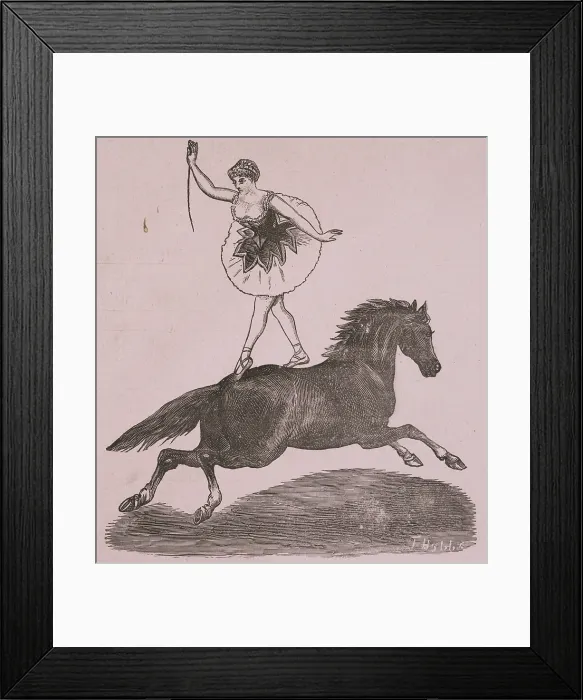 Framed Print : The Great International Cirque at the Theatre Royal, late 19th century. Creator: Unknown Framed Print : The Great International Cirque at the Theatre Royal, late 19th century. Creator: Unknown