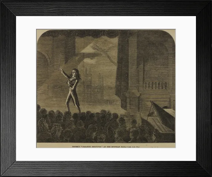Framed Print : Pepper's Paganini Redivivus at the Egyptian Hall, 1872. Creator: Unknown. Pepper's Paganini Redivivus at the Egyptian Hall, 1872. Creator: Unknown Framed Print : Pepper's Paganini Redivivus at the Egyptian Hall, 1872. Creator: Unknown. Pepper's Paganini Redivivus at the Egyptian Hall, 1872. Creator: Unknown