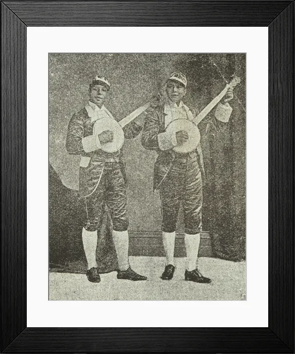 Framed Print : The Bohee Brothers, late 19th century. Creator: Unknown Framed Print : The Bohee Brothers, late 19th century. Creator: Unknown