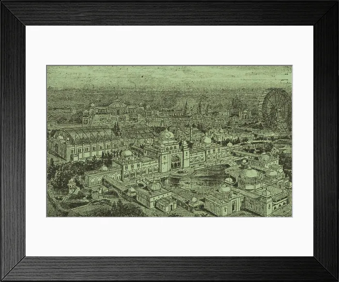 Framed Print : Empire of India Exhibition at Earl's Court in London, 1895. Creator: Unknown. Empire of India Exhibition at Earl's Court in London, 1895. Creator: Unknown Framed Print : Empire of India Exhibition at Earl's Court in London, 1895. Creator: Unknown. Empire of India Exhibition at Earl's Court in London, 1895. Creator: Unknown