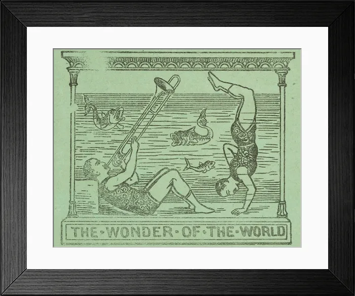 Framed Print : The Wonder of the World, 1891. Creator: Unknown Framed Print : The Wonder of the World, 1891. Creator: Unknown