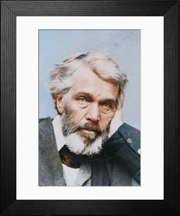 Framed Print : Portrait of Thomas Carlyle, about 1860-1881. Creator: Unknown Framed Print : Portrait of Thomas Carlyle, about 1860-1881. Creator: Unknown