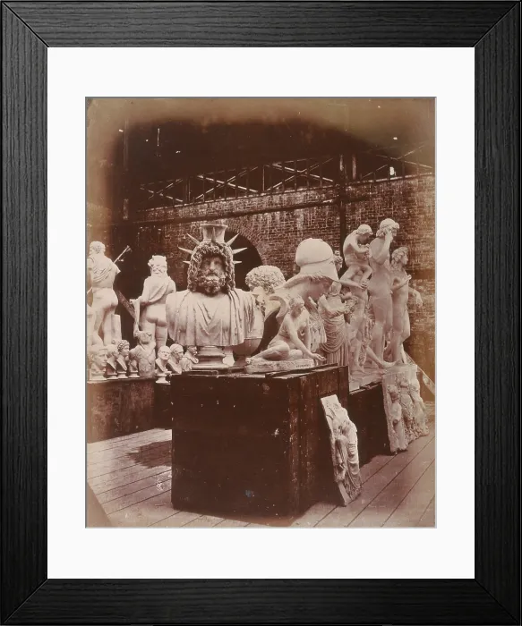 Framed Print : Group of Sculpture in the Roman Court, Crystal Palace, Sydenham, 1852-1854 Framed Print : Group of Sculpture in the Roman Court, Crystal Palace, Sydenham, 1852-1854