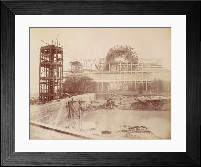 Framed Print : The North end of the Building from the Reservoir, Crystal Palace, Sydenham, 1852-1854 Framed Print : The North end of the Building from the Reservoir, Crystal Palace, Sydenham, 1852-1854