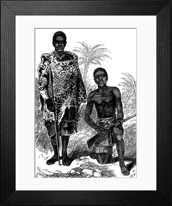 Framed Print : The War on the Gold Coast: Ashantees, 1873. Creator: Unknown Framed Print : The War on the Gold Coast: Ashantees, 1873. Creator: Unknown