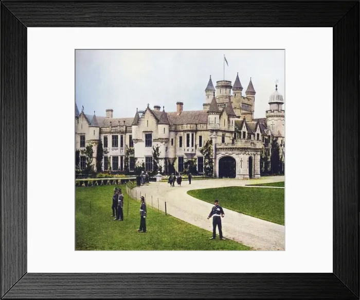 Framed Print : Balmoral Castle, Their Majesties Highland Home, c1916, (1935). Creator: Unknown. Balmoral Castle, Their Majesties Highland Home, c1916, (1935). Creator: Unknown Framed Print : Balmoral Castle, Their Majesties Highland Home, c1916, (1935). Creator: Unknown. Balmoral Castle, Their Majesties Highland Home, c1916, (1935). Creator: Unknown