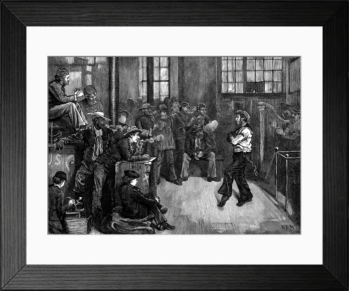 Framed Print : After dinner at the Sailors Home, East End, 1873. Creator: F Wentworth. After dinner at the Sailors Home, East End, 1873. Creator: F Wentworth Framed Print : After dinner at the Sailors Home, East End, 1873. Creator: F Wentworth. After dinner at the Sailors Home, East End, 1873. Creator: F Wentworth