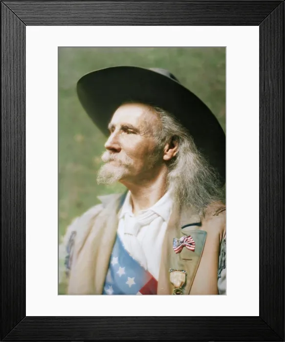 Framed Print : Crawford, Jack, Captain, in costume, 1915 Oct. 13. Creator: Arnold Genthe Framed Print : Crawford, Jack, Captain, in costume, 1915 Oct. 13. Creator: Arnold Genthe