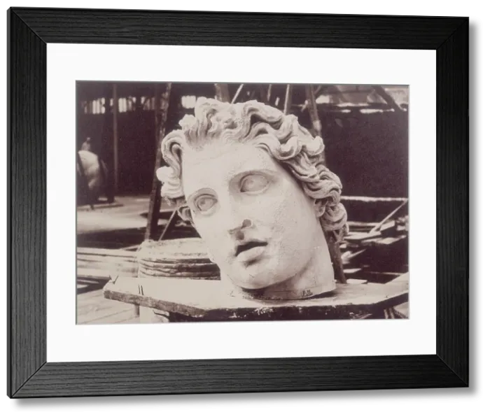 Framed Print : Head from one of the Colossi of Monte Cavallo, Rome, by Phidias, Crystal Palace, 1852-1854 Framed Print : Head from one of the Colossi of Monte Cavallo, Rome, by Phidias, Crystal Palace, 1852-1854