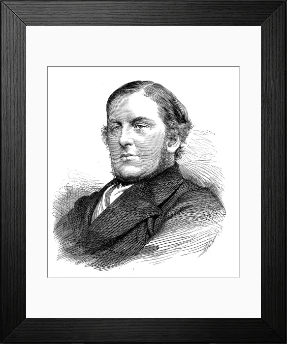 Framed Print : Sir W. V. Harcourt, M.P. the new Solicitor-General, 1873. Creator: Unknown Framed Print : Sir W. V. Harcourt, M.P. the new Solicitor-General, 1873. Creator: Unknown