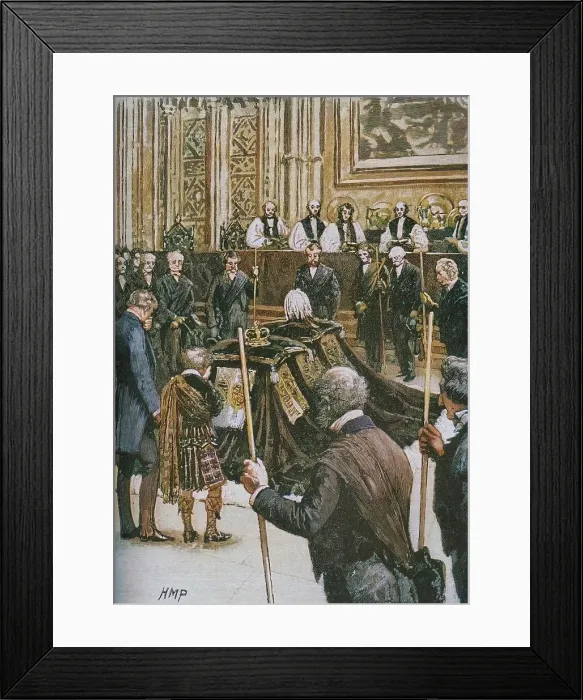 Framed Print : Funeral of the Prince Consort, c1890. Creator: Henry Marriott Paget. Funeral of the Prince Consort, c1890. Creator: Henry Marriott Paget Framed Print : Funeral of the Prince Consort, c1890. Creator: Henry Marriott Paget. Funeral of the Prince Consort, c1890. Creator: Henry Marriott Paget