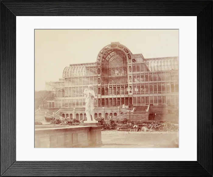 Framed Print : The South Transept, from the Second Terrace, Crystal Palace, Sydenham, 1852-1854 Framed Print : The South Transept, from the Second Terrace, Crystal Palace, Sydenham, 1852-1854