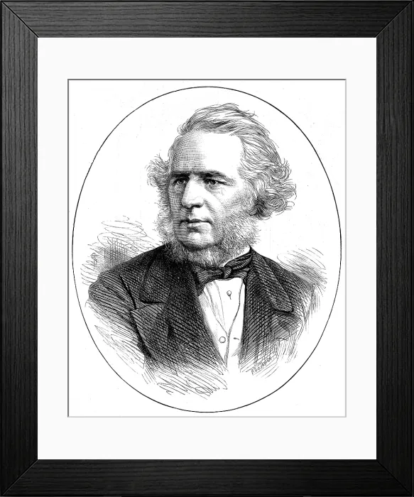 Framed Print : Mr. Charles Reed, M.P. the new chairman of the London School Board, 1873. Creator: R&E Taylor Framed Print : Mr. Charles Reed, M.P. the new chairman of the London School Board, 1873. Creator: R&E Taylor