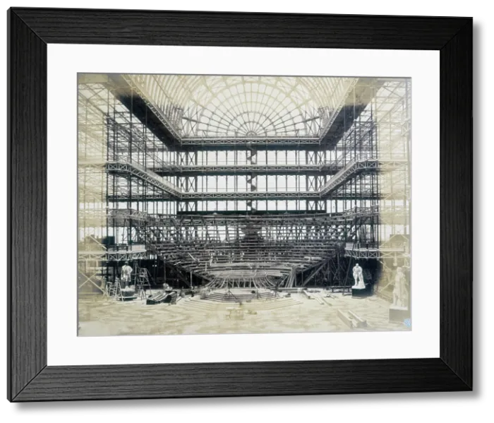 Framed Print : Erection of the Orchestra for the Opening Ceremony, Crystal Palace, Sydenham, 1852-1854 Framed Print : Erection of the Orchestra for the Opening Ceremony, Crystal Palace, Sydenham, 1852-1854