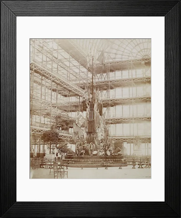 Framed Print : The Military Trophy erected at the visit of 'Les Guides', Crystal Palace, Sydenham, 1852-1854 Framed Print : The Military Trophy erected at the visit of 'Les Guides', Crystal Palace, Sydenham, 1852-1854
