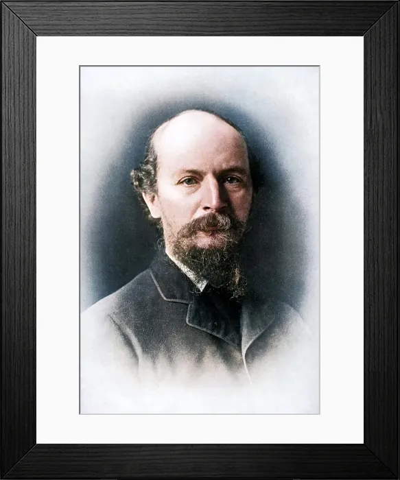 Framed Print : Algernon Charles Swinburne, Victorian era English poet, 1909. Creator: Elliott & Fry Framed Print : Algernon Charles Swinburne, Victorian era English poet, 1909. Creator: Elliott & Fry