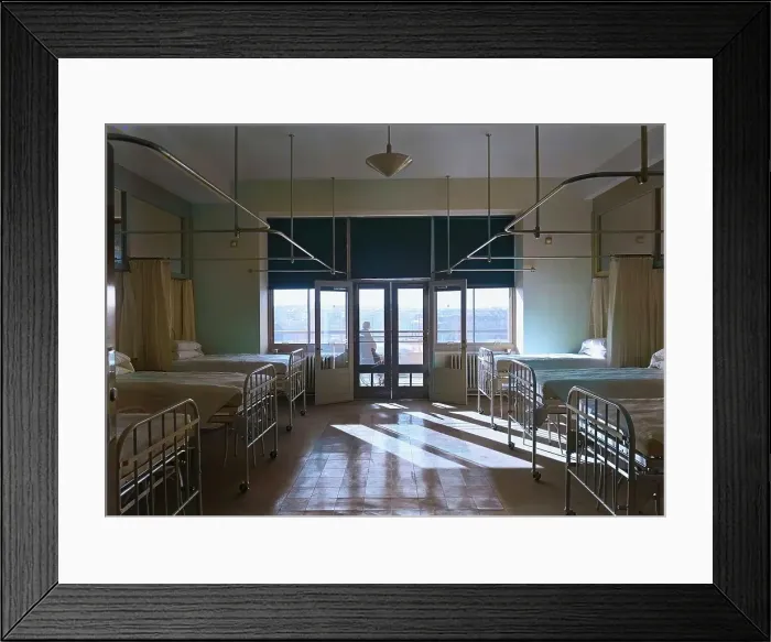 Framed Print : Triboro Hospital for Tuberculosis, Parsons Blvd. Jamaica, New York, 1940. Creator: Gottscho-Schleisner, Inc Framed Print : Triboro Hospital for Tuberculosis, Parsons Blvd. Jamaica, New York, 1940. Creator: Gottscho-Schleisner, Inc