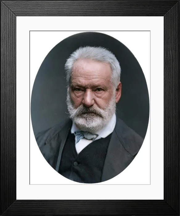 Framed Print : Victor Hugo, French poet, dramatist and novelist, 1877. Creator: Lock & Whitfield Framed Print : Victor Hugo, French poet, dramatist and novelist, 1877. Creator: Lock & Whitfield