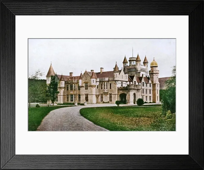 Framed Print : Balmoral Castle, Scotland, c1920. Creator: Valentine & Sons
