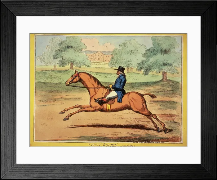 Framed Print : Count Roupee, 1797. Creator: James Gillray. Count Roupee, 1797. Creator: James Gillray Framed Print : Count Roupee, 1797. Creator: James Gillray. Count Roupee, 1797. Creator: James Gillray