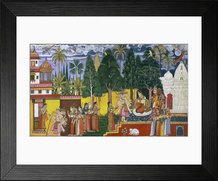 Framed Print : Many-headed deities, 1653. Creator: Anon Framed Print : Many-headed deities, 1653. Creator: Anon