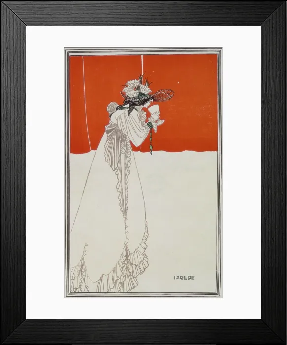 Framed Print : Isolde, 1899. Creator: Aubrey Beardsley. Isolde, 1899. Creator: Aubrey Beardsley Framed Print : Isolde, 1899. Creator: Aubrey Beardsley. Isolde, 1899. Creator: Aubrey Beardsley