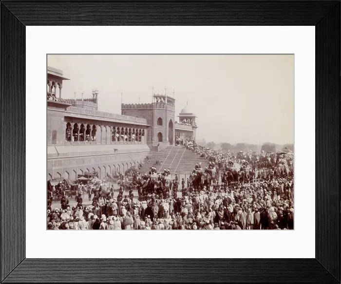 Framed Print : State entry into Delhi, India, 1902. Creator: Unknown