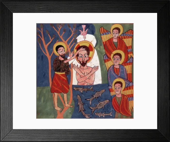 Framed Print : Scenes from the life of Christ and the Apostles, 1744. Creator: Unknown Framed Print : Scenes from the life of Christ and the Apostles, 1744. Creator: Unknown
