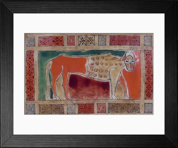Framed Print : An ox, the symbol of St Luke. Creator: Unknown Framed Print : An ox, the symbol of St Luke. Creator: Unknown