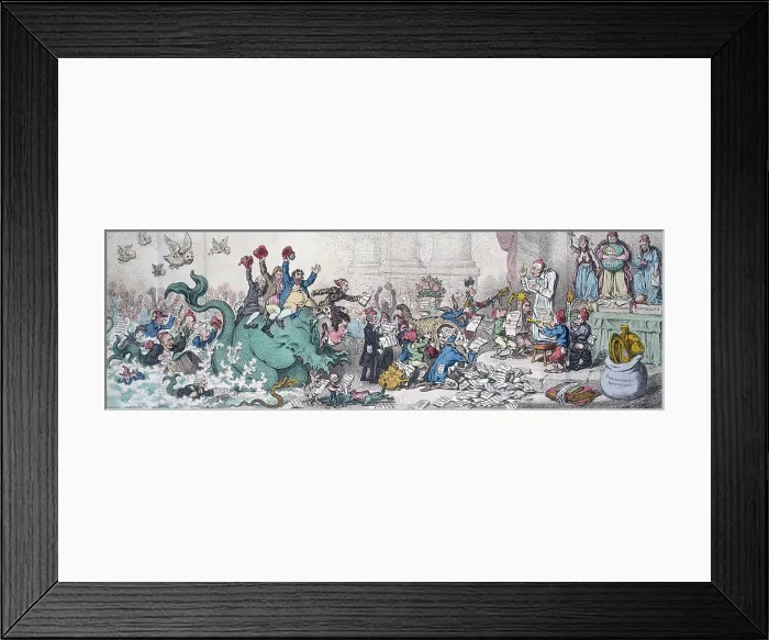 Framed Print : New Morality, or the promised Installment of the High Priest of the Theophilanthropes... 1798 Framed Print : New Morality, or the promised Installment of the High Priest of the Theophilanthropes... 1798